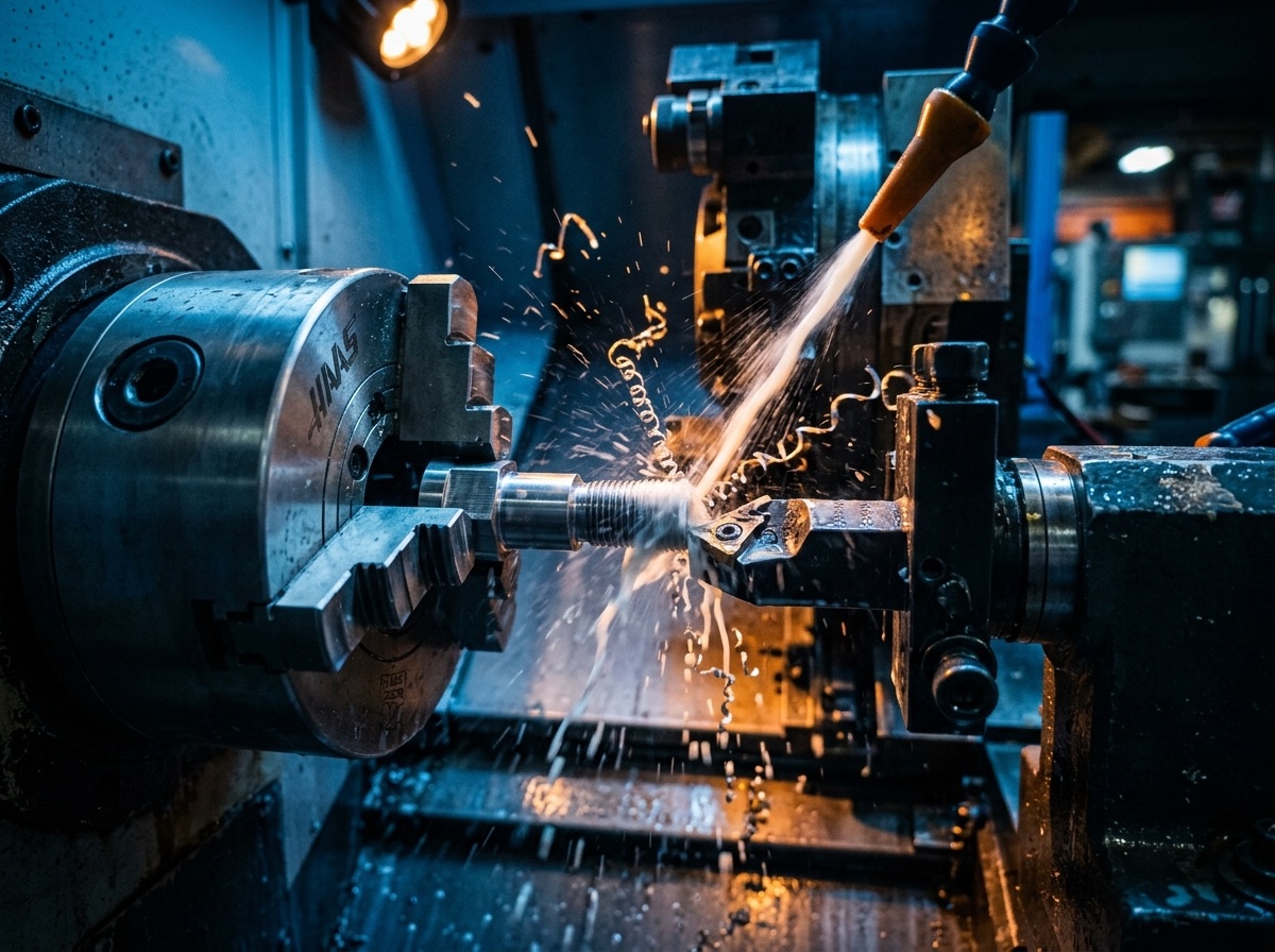 BSJ Fixings engineering — CNC machining a precision component
